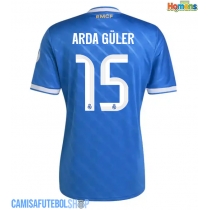 Camisa de time de futebol Real Madrid Arda Guler #15 Replicas 3º Equipamento 2025-26 Manga Curta